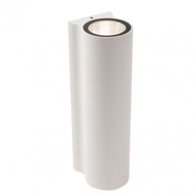 Akra LED Outdoor Up & Down Wall Light - White