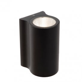 Akra LED Outdoor Wall Light - Black