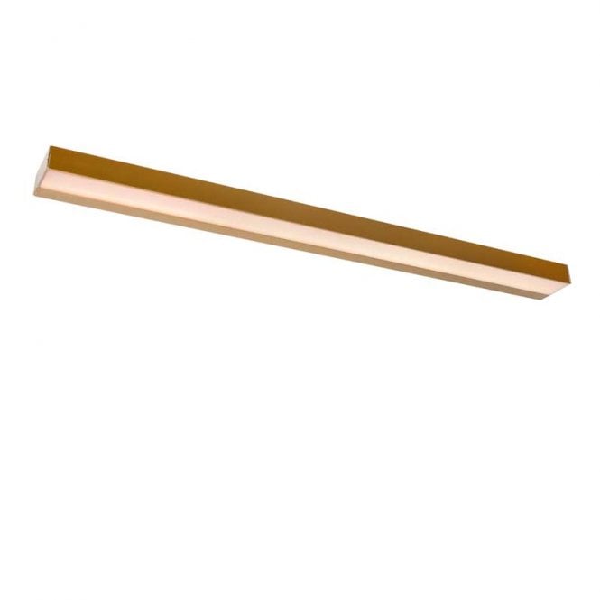 Lucide  Alexa 13W Warm White LED Over Mirror Light In Matt Gold Finish