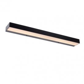 Lucide Alexa 8W Warm White LED Over Mirror Light In Black Finish
