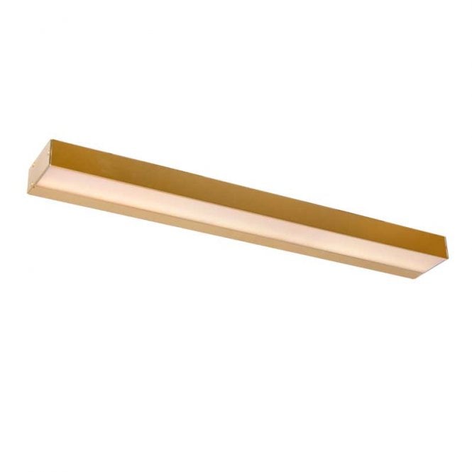 Lucide  Alexa 8W Warm White LED Over Mirror Light In Matt Gold Finish