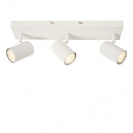 Lucide Amigo 3 Light Ceiling Spotlight Bar - White