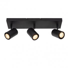 Amigo 3 Light Spotlight Bar - Black