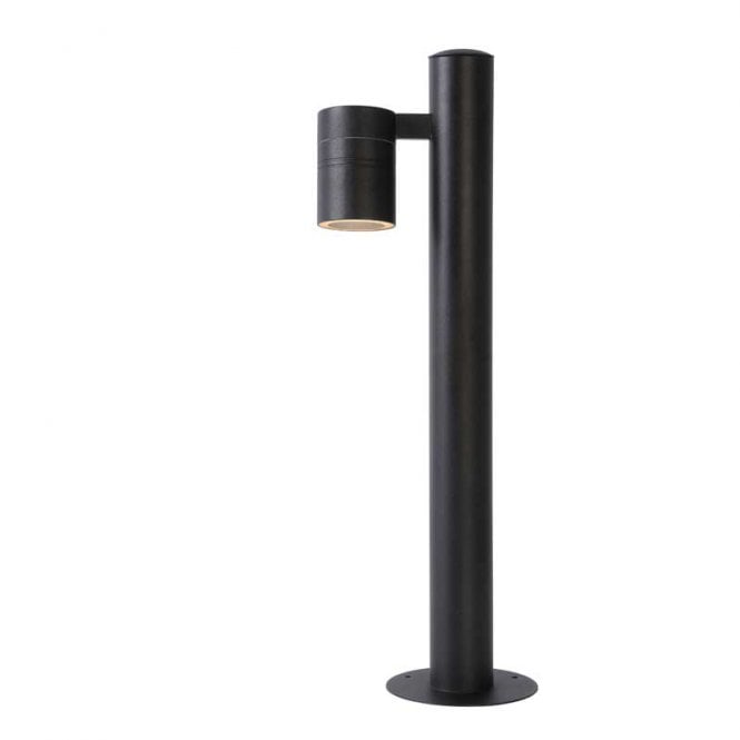 Lucide  Arne Single Light LED Outdoor Post Light In Black Finish