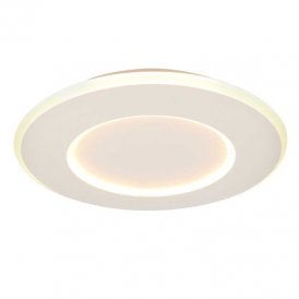 Lucide Axelle LED Flush Ceiling Light In White Finish