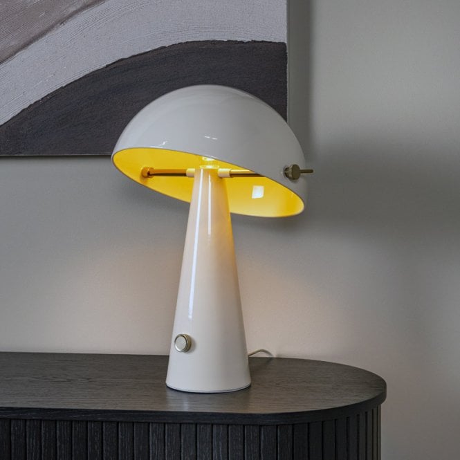Lucide  Barone Touch Table lamp - Cream