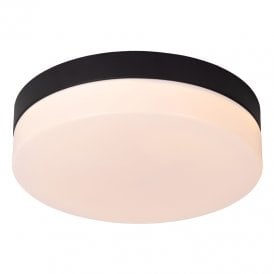 Biskit 230 LED Bathroom Flush Light - Black