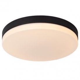 Biskit 400 LED Flush Ceiling Fitting - Black
