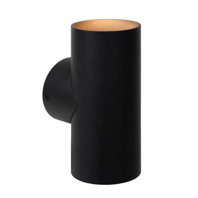 Lucide  Bondi 2 Light Up & Down Wall Fitting In Black Finish