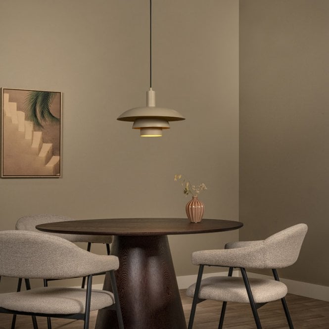 Lucide  Bruno Ceiling Pendant Light - Taupe