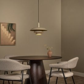 Lucide Bruno Ceiling Pendant Light - Taupe
