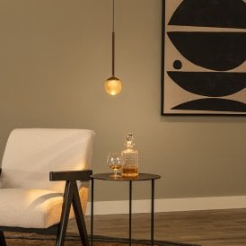 Lucide Calina LED Ceiling Pendant Light - Brown