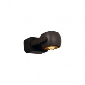 Lucide Capri LED Garden Wall Spotlight - Coffee
