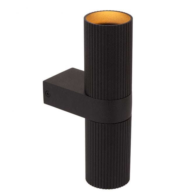 Lucide Clubs 2 Light Up & Down Wall Fitting- Black