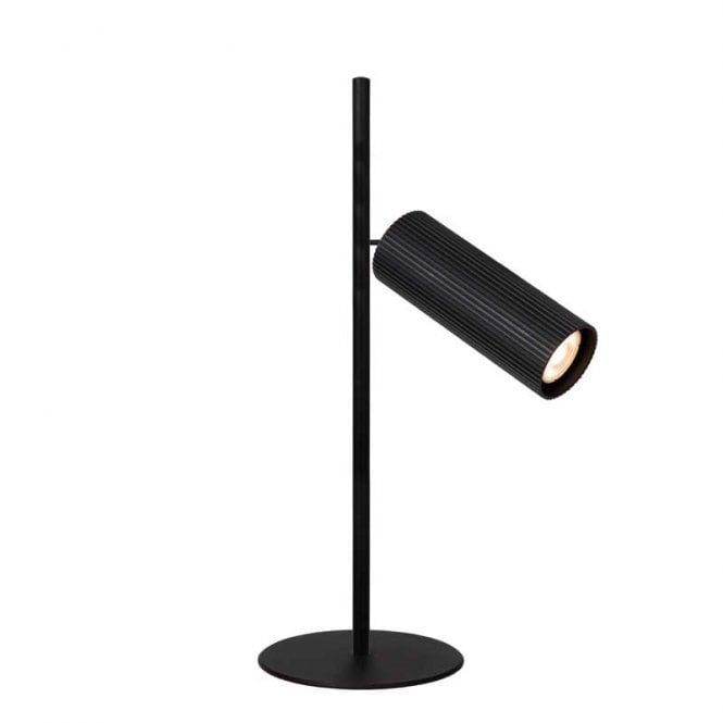 Lucide  Clubs Single Light Desk Lamp In Black Finish