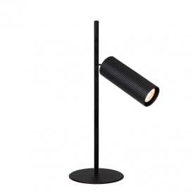Lucide Clubs Single Light Desk Lamp In Black Finish