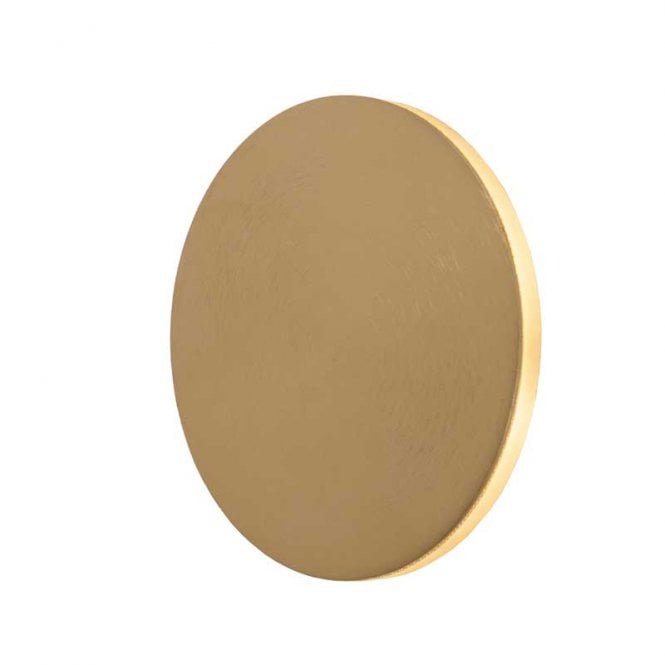 Lucide  Eklyps Aluminium Integrated 6w LED Flush Wall Fitting in Matt Gold Finish