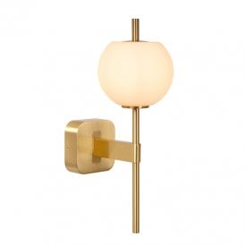 Elda Single Light Bathroom Wall Fitting- Matt Gold