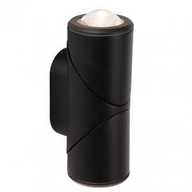 Erin Outdoor Up & Down Wall Light - Black