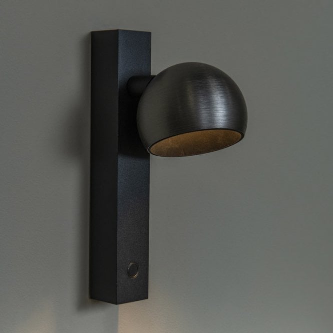 Lucide  Esfera LED Touch Wall Light - Iron Grey