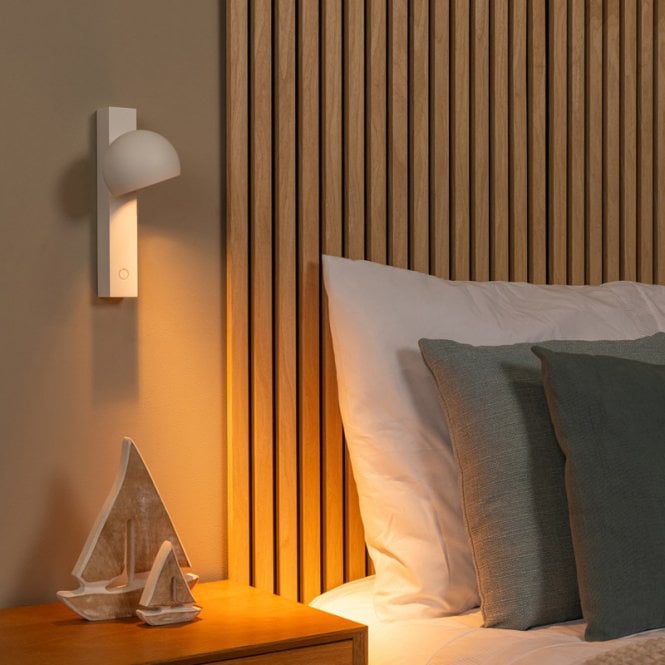 Lucide  Esfera LED Touch Wall Light - White