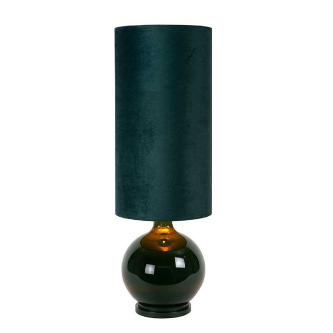 Lucide  Esterad Single Light Floor Lamp In Green Finish