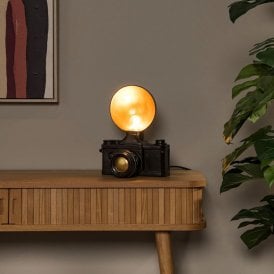 Lucide Extravaganza Camera Table Lamp - Black