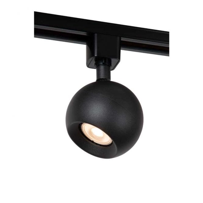 Lucide  Favori 1 Circuit Track Spot Light In Black Finish
