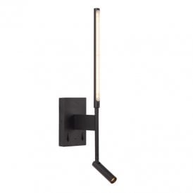 Finan 2 Light LED Wall Light - Black