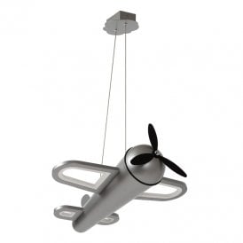 Lucide Fokker LED Ceiling Pendant Light - Iron Grey