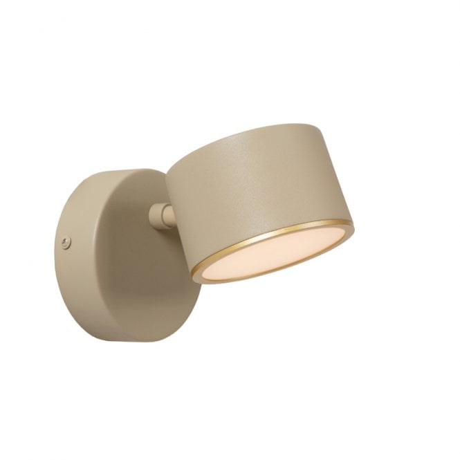 Lucide Gian LED Single Spotlight - Taupe