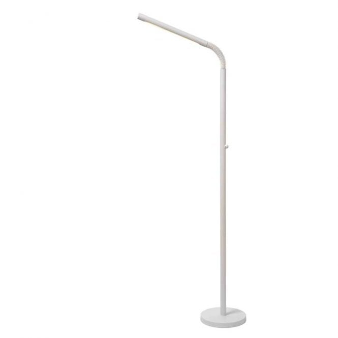 Lucide Gilly LED Floor Lamp In White Finish