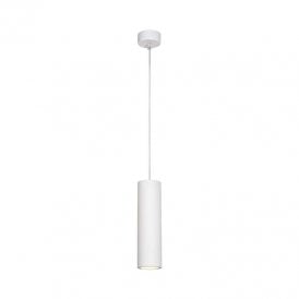 Lucide Gipsy Single Light Plaster Ceiling Pendant In White Finish