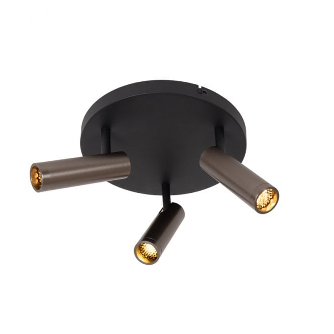 Lucide Grado 3 Light Spotlight Plate - Iron Grey