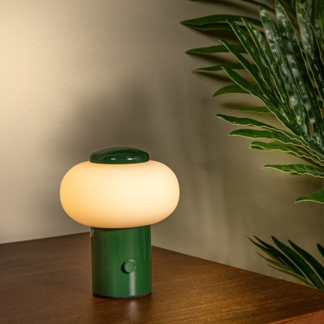 Lucide  Gustav LED USB Rechargeable Table Lamp - Green