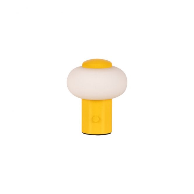 Lucide  Gustav LED USB Rechargeable Table Lamp - Yellow