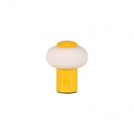 Lucide Gustav LED USB Rechargeable Table Lamp - Yellow