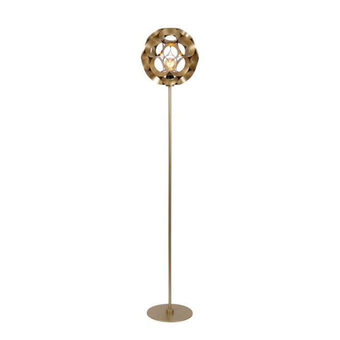 Lucide Hannelore Floor Lamp - Matt Gold