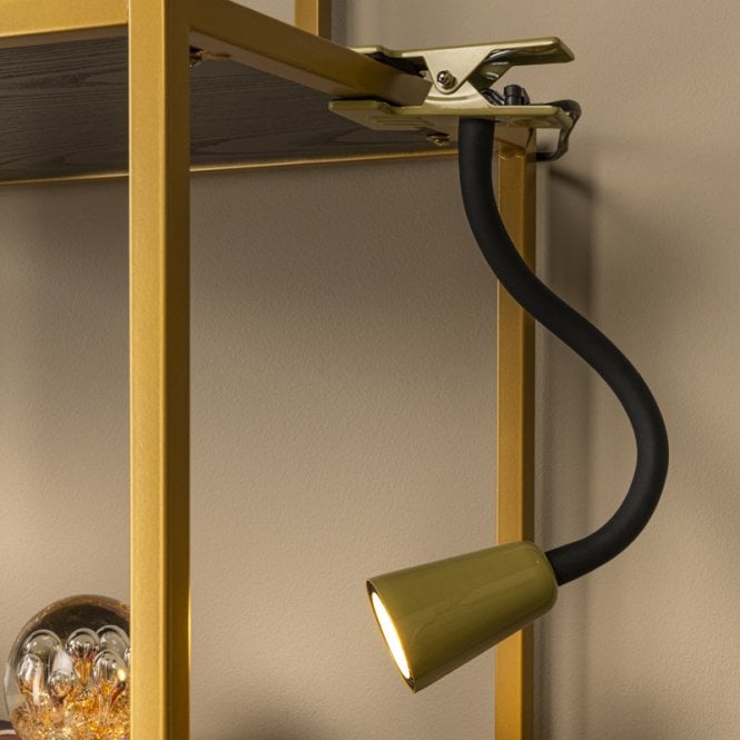 Lucide  Jasper Clamp Desk Light - Green