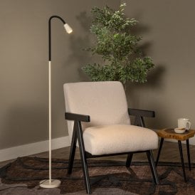 Lucide Jasper Floor Lamp - Cream