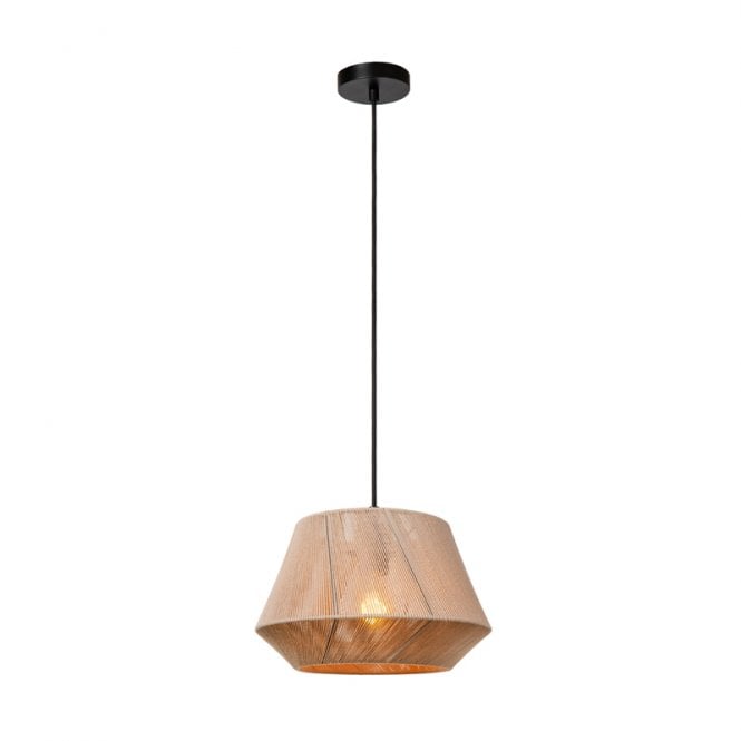 Lucide Jessica Single Light Ceiling Pendant - Grey