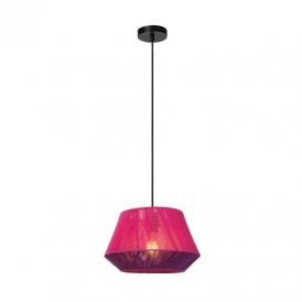 Jessica Single Light Ceiling Pendant - Pink