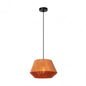 Jessica Single Light Ceiling Pendant - Terracotta