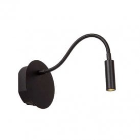 Lucide Jolijn LED Medium Reading Light In Black Finish