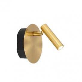 Lucide Jolijn LED Reading Light In Matt Gold Finish