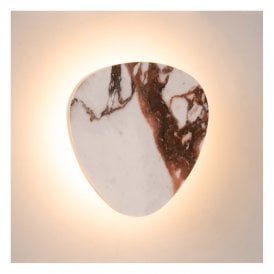 Lucide Kamien 6W LED Ceramic Wall Light - White