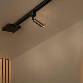 Lucide Keoni 1 Circuit Track Spotlight - Coffee