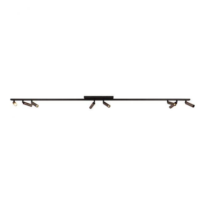 Lucide  Keoni 8 Light Spotlight Bar - Coffee