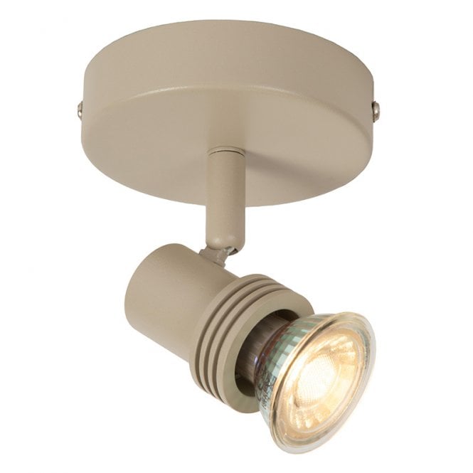 Lucide  Kianti Single Ceiling Spotlight - Taupe