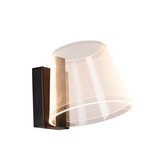 Lucide Korgis LED Flush Bathroom Wall Light - Transparent
